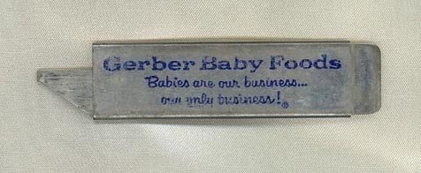 Gerber Baby Foods razor knife sheath