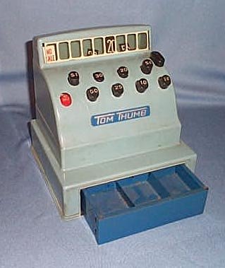 Tom Thumb tin cash register