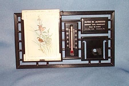 Clyde W. Althouse, Allentown PA tin thermometer