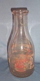 Moyer Dairy Co. quart milk bottle
