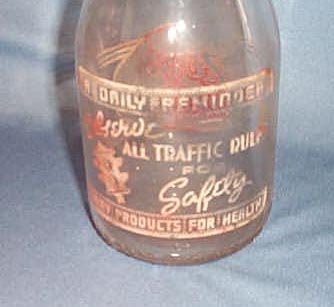 Moyer Dairy Co. quart milk bottle