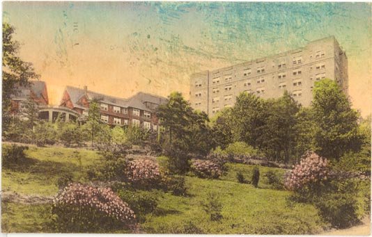 Pocono Manor Inn, Pocono Manor, PA color postcard
