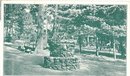 The Drinking Fountain - Camp Kanesatake, PA sepia tone postcard
