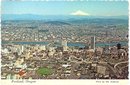 Portland, Oregon aerial color postcard