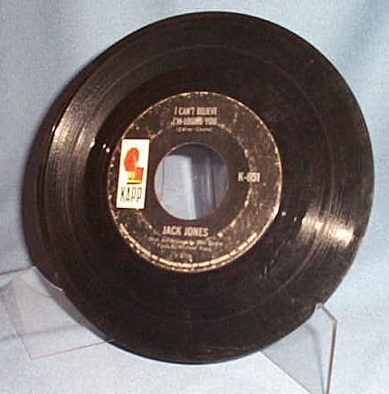 I Can't Believe I'm Losing You by Jack Jones 45 RPM