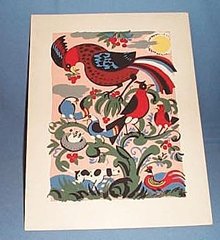 James W. Schucker folk art painting