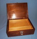 Walnut bureau or jewelry box