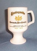 Harleysville (PA) Community Fire Co. milk glass mug