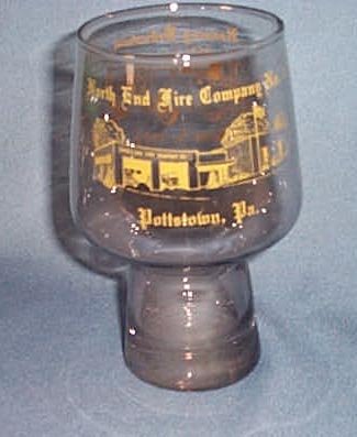 North End Fire Company No. 1, Pottstown PA glass