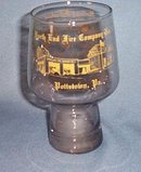 North End Fire Company No. 1, Pottstown PA glass
