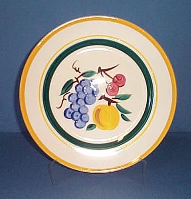 Stangl 11 inch fruit pattern plate