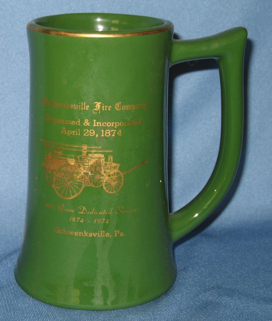 Schwenksville (PA) Fire Company 100 Year Dedicated Service ceramic mug