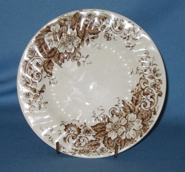 Briar Rose Rococo bread plate