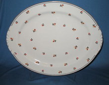 Homer Laughlin Nautilus Cardinal large oval platter