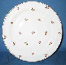 Homer Laughlin Nautilus Cardinal luncheon plate