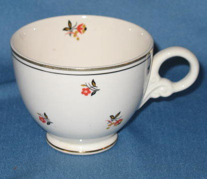 Homer Laughlin Nautilus Cardinal cup