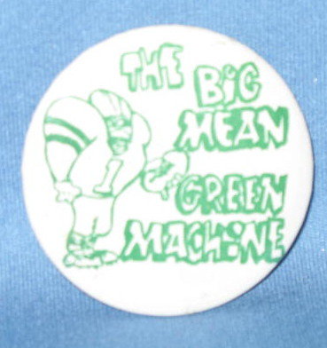 The Big Green Machine football pin