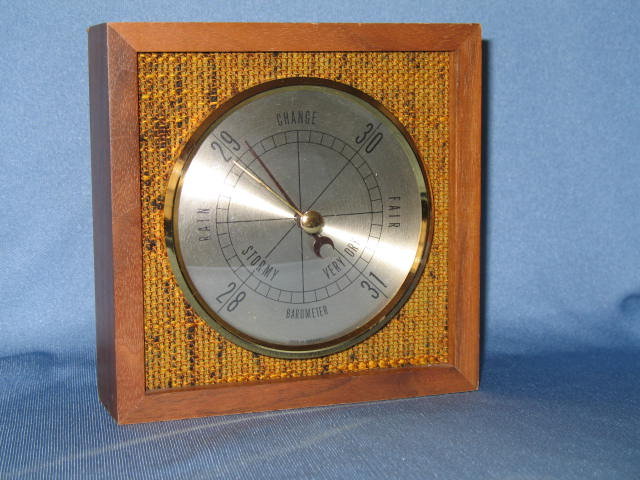 Wooden cased barometer made in West Germany