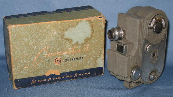 Cinemaster II G-8 8mm film camera