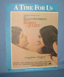 A Time for Us from Romeo and Juliet sheet music