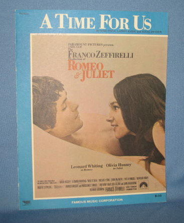 A Time for Us from Romeo and Juliet sheet music