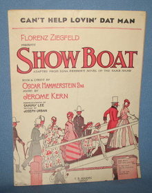 Can't Help Lovin' Dat Man from Showboat sheet music