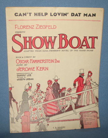 Can't Help Lovin' Dat Man from Showboat sheet music