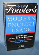 The New Fowler's Modern English Usage, Third Edition