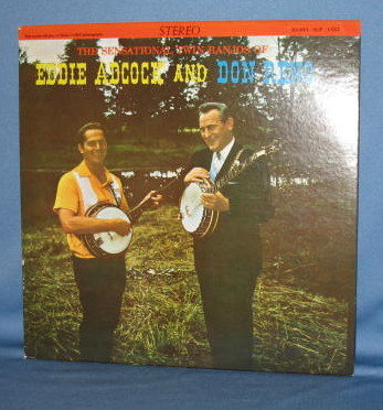 The Sensational Twin Banjos of Eddie Adcock and Don Reno 33 RPM LP record