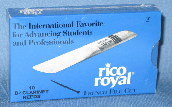 Rico Royal B-flat Clarinet reeds