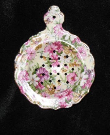 Floral Chintz Tea Strainer