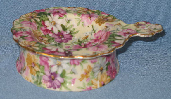 Floral Chintz Tea Strainer