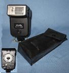Minolta auto 128 photoflash unit