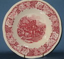 Homer Laughlin Historical America rimmed soup bowl