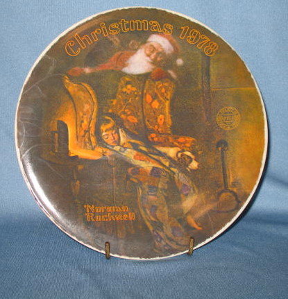 Knowles Norman Rockwell Christmas 1978 plate