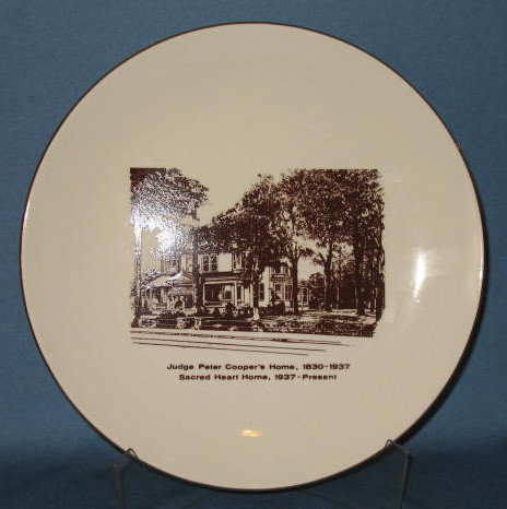 Judge Peter Cooper's Home, Sacred Heart Home, Coopersburg, PA collector's plate