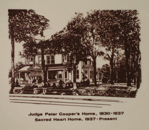 Judge Peter Cooper's Home, Sacred Heart Home, Coopersburg, PA collector's plate