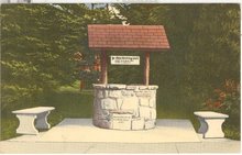 Quakertown Community Wishing Well, Quakertown, PA color postcard