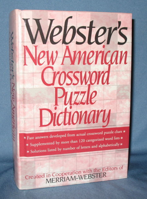 Webster's New American Crossword Puzzle Dictionary