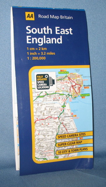 AA Road Map Britain South East England road map
