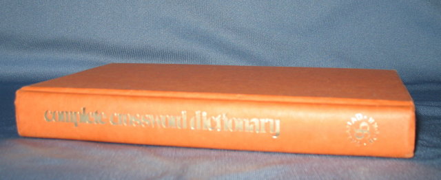 The Complete Crossword Dictionary compiled by Philip J. Montamble