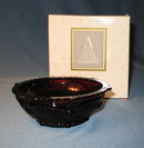 Avon 1876 Cape Cod Collection ruby red dessert bowl, new in box