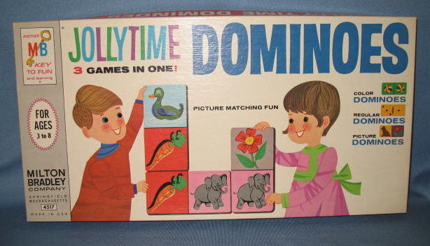 Jolly Time Dominoes by Milton Bradley