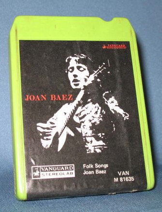 Joan Baez: Folk Songs stereo eight track tape
