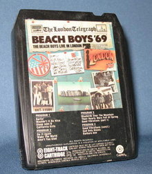 Beach Boys '69, The Beach Boys Live in London stereo eight track tape