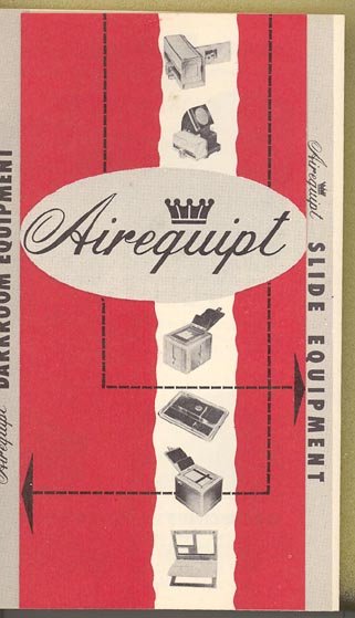 Airequipt Darkroom and Slide Equipment brochure