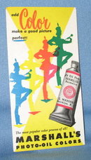 Add Color Make a Good Picture Perfect from Marshall's Photo-Oil Colors