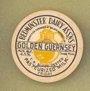 Bedminster Dairy Associations Golden Guernsey milk bottle cap