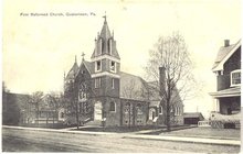 First Reformed Church, Quakertown Pennsylvania postcard