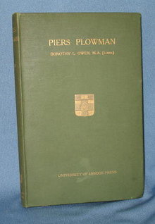 Piers Plowman by Dorothy L. Owen